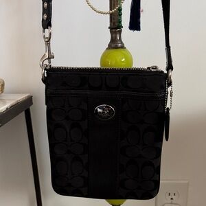 Coach Black Signature Crossbody Bag